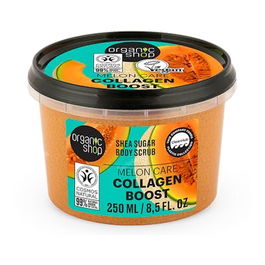 ORGANIC SHOP Exfoliante Corporal Colágeno de Melón y Karité 250 ml