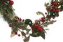 DKD Home Decor Guirnalda LED PVC 20x20x150 Verde y Rojo con 40 LEDs