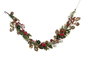 DKD Home Decor Guirnalda LED PVC 20x20x150 Verde y Rojo con 40 LEDs