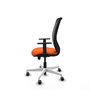 PIQUERAS Y CRESPO Silla de oficina Zulema Naranja y Negro