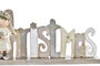 DKD Home Decor Figura Niòos Navidad Tradicional Marrón y Beige (2 Unidades)