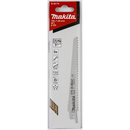 Makita BIM 150/6Z B-05175 Set de Hojas para Sierra de Sable
