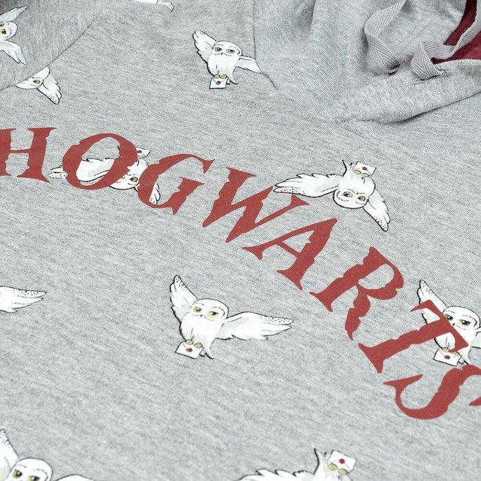 Sudadera con Capucha Niño Harry Potter Gris 10 Años