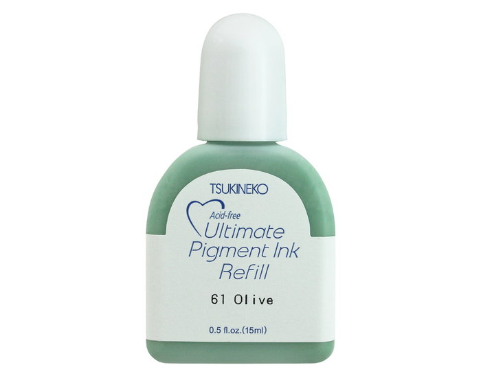 Tsukineko Tinta VERSACOLOR Oliva Opaca Recarga 15ml Tsukineko Tinta VERSACOLOR Oliva Opaca Recarga 15ml