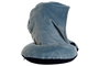 DKD Home Decor Cojin de Viaje Azul Marino y Azul con Capucha de Poliester - 10 x 32 x 30 cm (4 Unidades)