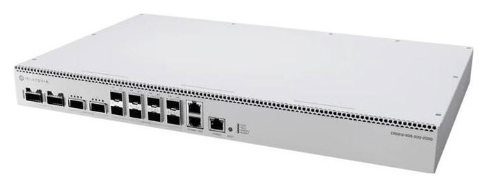 Mikrotik CRS812 DDQ Switch 10G Ethernet con conectividad de fibra