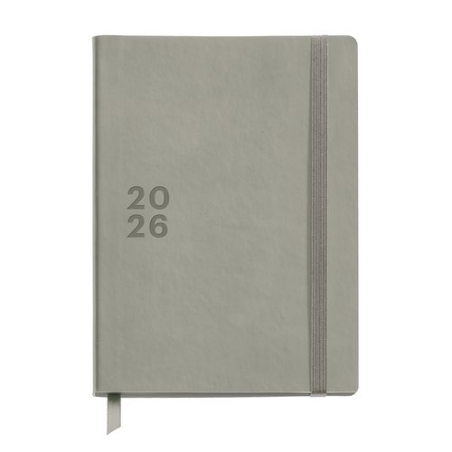 Agenda Anual (2026) Miquelrius Trends Back To Basics Cosida Tapa Simil Piel Con Goma Plus 155X213 D/P Gris Agenda Anual (2026) Miquelrius Trends Back To Basics Cosida Tapa Simil Piel Con Goma Plus 155X213 D/P Gris