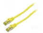Lanberg Cable de Red Cat6a S/FTP 1m Amarillo PCF6A-10CU-0100-Y