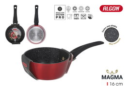 Algon Cazo de Aluminio Forjado Magma para Inducción 16cm (Pack de 6)