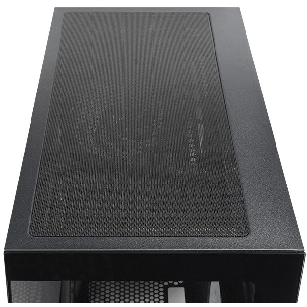 Chieftec Computer Chieftec VISTA GT-01B-OP Torre Midi PC Gaming ATX Negro con Ventana Lateral, Iluminación RGB y Ventiladores