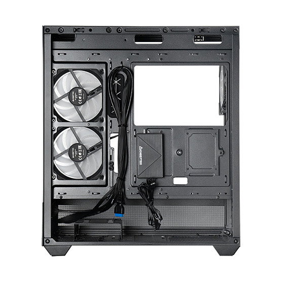 Chieftec Computer Chieftec VISTA GT-01B-OP Torre Midi PC Gaming ATX Negro con Ventana Lateral, Iluminación RGB y Ventiladores