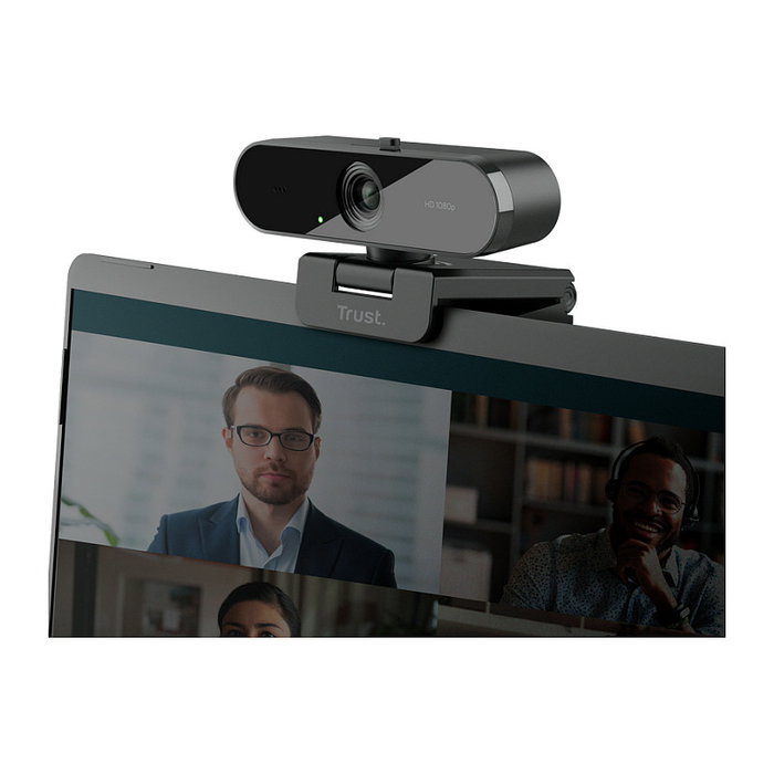 Trust TW-200 Webcam Full HD 1080p Negro