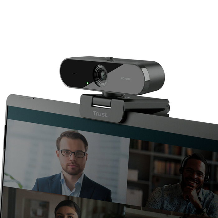 Trust TW-200 Webcam Full HD 1080p Negro
