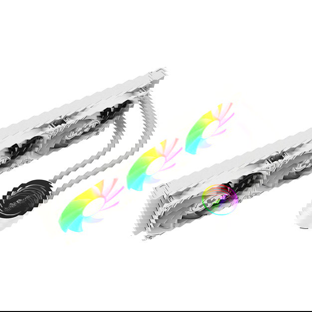 Xilence WAK LiQuRizer LQ360G.W.ARGB Kit de Refrigeración Líquida CPU, 360 mm, Ventilador de 12 cm Blanco, 76 m³/h, TDP 350 W, 18-28 dB