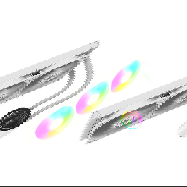 Xilence WAK LiQuRizer LQ360G.W.ARGB Kit de Refrigeración Líquida CPU, 360 mm, Ventilador de 12 cm Blanco, 76 m³/h, TDP 350 W, 18-28 dB