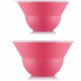 Bodum Juego de 2 ensaladeras Topee con tapa de silicona, Bubblegum