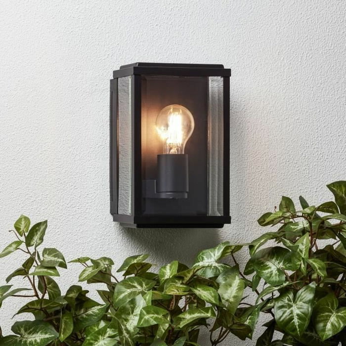 Brilliant Aplique de exterior Gaia 60W negro