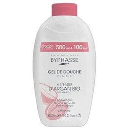 Bephas Plaisir Gel de Ducha con Aceite de Argán Bio 600 ml - Gel de baño nutritivo