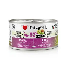 Disugual Comida para Perro Pato Kiwi 12 Latas de 150 gr
