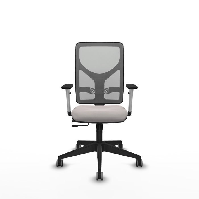 PIQUERAS Y CRESPO Silla de oficina Motilla con mecanismo Sincro/Traslack, Blanco y Gris PIQUERAS Y CRESPO Silla de oficina Motilla con mecanismo Sincro/Traslack, Blanco y Gris