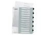 Leitz Separador Numérico WOW 1-12 Plástico Imprimible DIN A4 Blanco/Negro