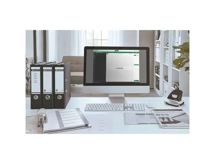 Leitz Separador Numérico WOW 1-12 Plástico Imprimible DIN A4 Blanco/Negro