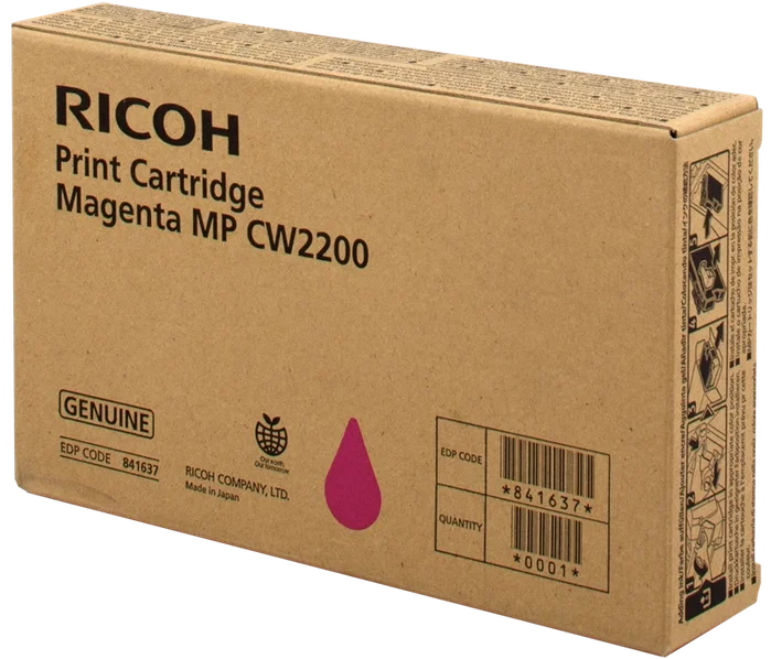 Ricoh MP CW2200M Cartucho de tinta magenta 841637 para 440 páginas Ricoh MP CW2200M Cartucho de tinta magenta 841637 para 440 páginas