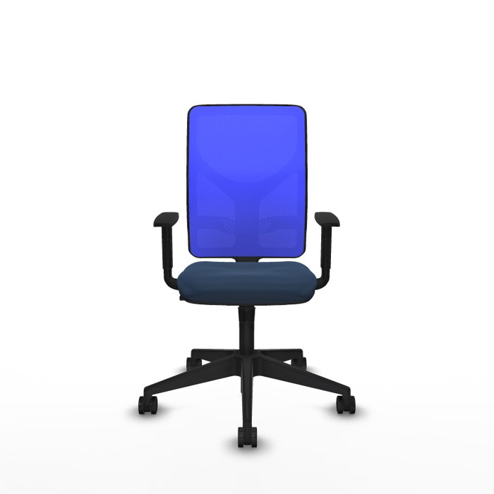 PIQUERAS Y CRESPO Silla de oficina Motilla con mecanismo Sincro, Azul marino y Azul PIQUERAS Y CRESPO Silla de oficina Motilla con mecanismo Sincro, Azul marino y Azul