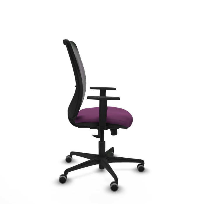 PIQUERAS Y CRESPO Silla de oficina Zulema con Mecanismo Sincro, Morado y Negro PIQUERAS Y CRESPO Silla de oficina Zulema con Mecanismo Sincro, Morado y Negro