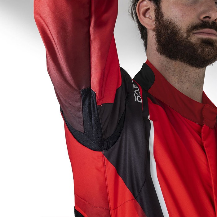 Sparco Traje de Karting K46 Prime K Talla 50 Negro/Rojo