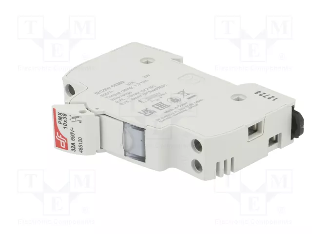 DF ELECTRIC Portafusibles 10x38mm 32A 690VAC 1+N
