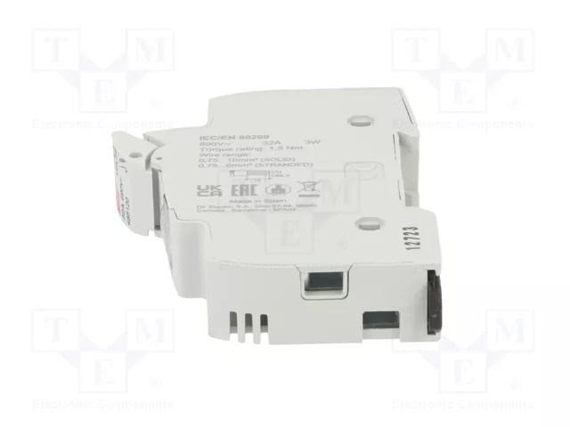 DF ELECTRIC Portafusibles 10x38mm 32A 690VAC 1+N