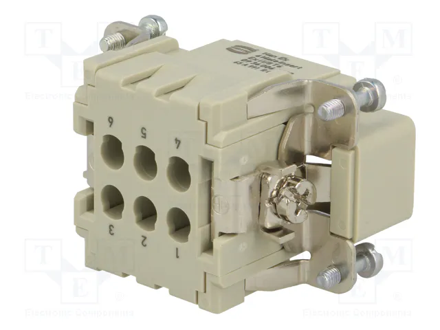HARTING Han® Ex Plantilla de Contacto Macho 6 Pines