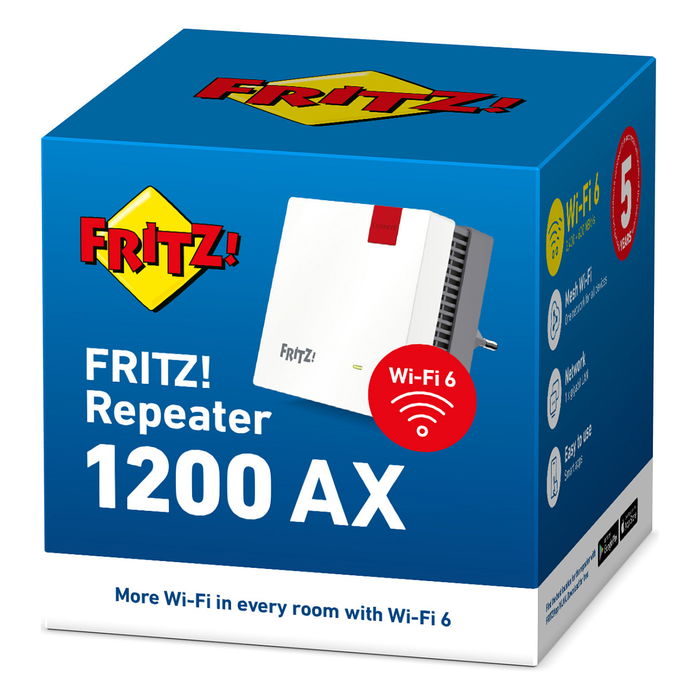 AVM Repeater 1200 AX - 20002973, White AVM Repeater 1200 AX - 20002973, White