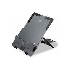 BakkerElkhuizen FlexTop 170 Soporte para Laptop y Tablet Ajustable Plegable, 10" a 16", 3 kg, Gris Oscuro, Aluminio, Caucho, Acero