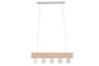 DKD Home Decor Lámpara de Techo de Madera para 5 Bombillas E27