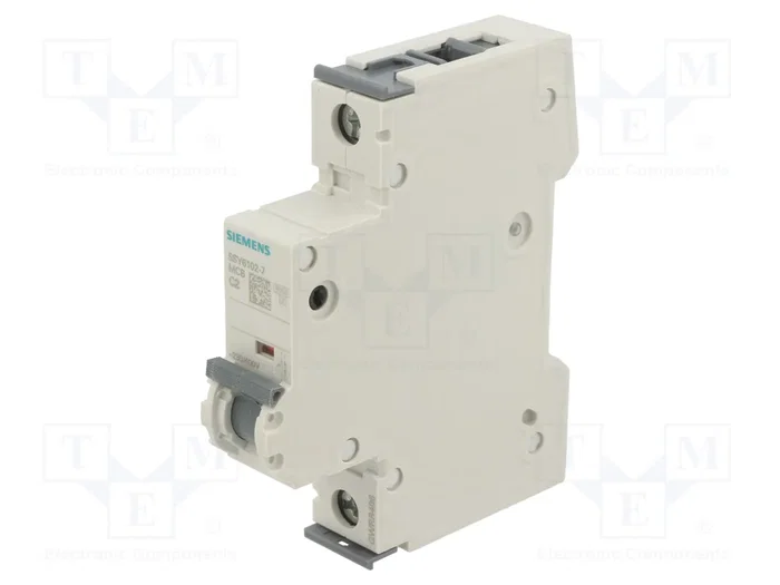 SIEMENS 5SY6102-7 Interruptor magnetotérmico 1 polo 2A 6kA SIEMENS 5SY6102-7 Interruptor magnetotérmico 1 polo 2A 6kA