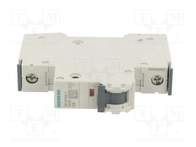 SIEMENS 5SY6102-7 Interruptor magnetotérmico 1 polo 2A 6kA SIEMENS 5SY6102-7 Interruptor magnetotérmico 1 polo 2A 6kA