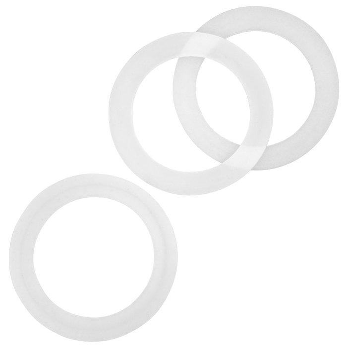 Day Juego De 3 Gomas Cierre Bote Silicona Blanco 7cm Interior 9.5cm Exterior Day Juego De 3 Gomas Cierre Bote Silicona Blanco 7cm Interior 9.5cm Exterior