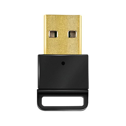 LogiLink BT0063 Adaptador Bluetooth 5.0 USB 2.0, Negro, 10m de alcance con LED