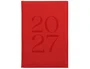 Liderpapel Agenda de oficina 2027 encuadernada día por página A5 rojo