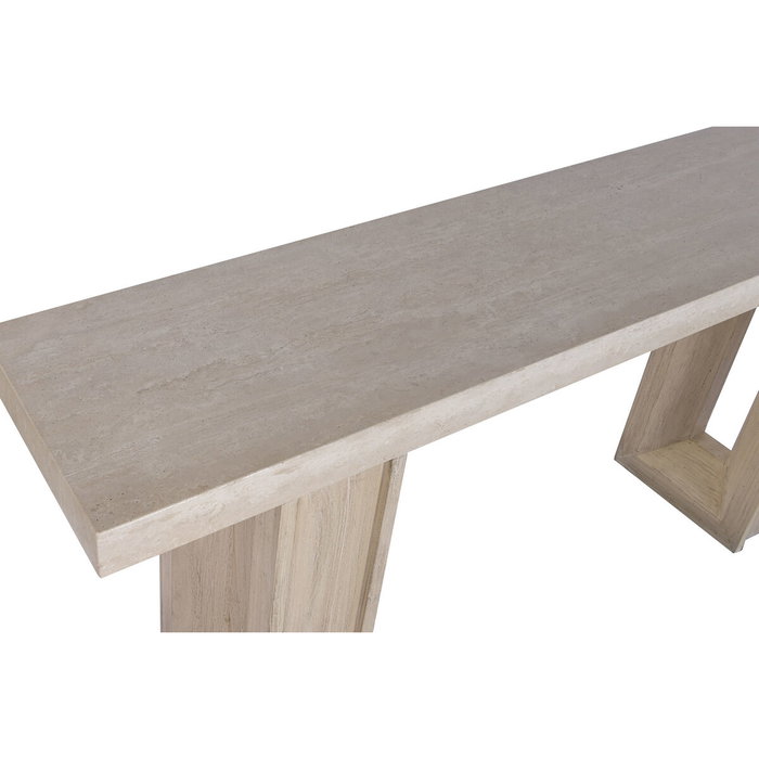 DKD Home Decor Consola de Olmo y Mármol Travertino Beige 180x38x76 cm DKD Home Decor Consola de Olmo y Mármol Travertino Beige 180x38x76 cm