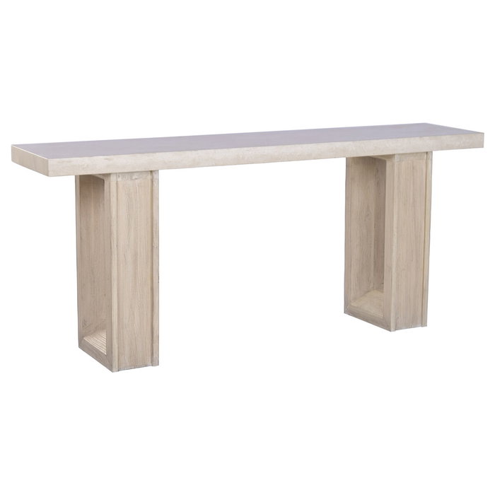 DKD Home Decor Consola de Olmo y Mármol Travertino Beige 180x38x76 cm DKD Home Decor Consola de Olmo y Mármol Travertino Beige 180x38x76 cm