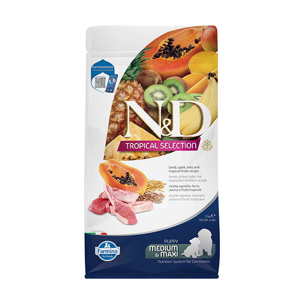 Farmina N&D Tropical Selection Puppy Med/Max Cordero 2kg