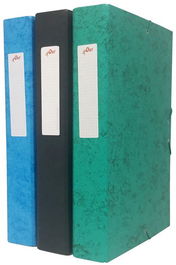 Carpeta De Proyectos Olef Carton Forrado Fº Gomas 90 Mm Verde