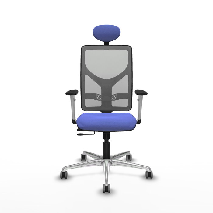 PIQUERAS Y CRESPO Silla de oficina Motilla con mecanismo Sincro/Traslack, Azul claro y Gris PIQUERAS Y CRESPO Silla de oficina Motilla con mecanismo Sincro/Traslack, Azul claro y Gris