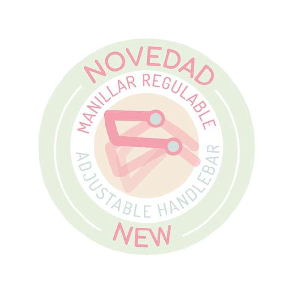 Decuevas Coche de Muñeca Plegable Koala con Mochila para Muñecas de hasta 48 cm 42x80x81 cm