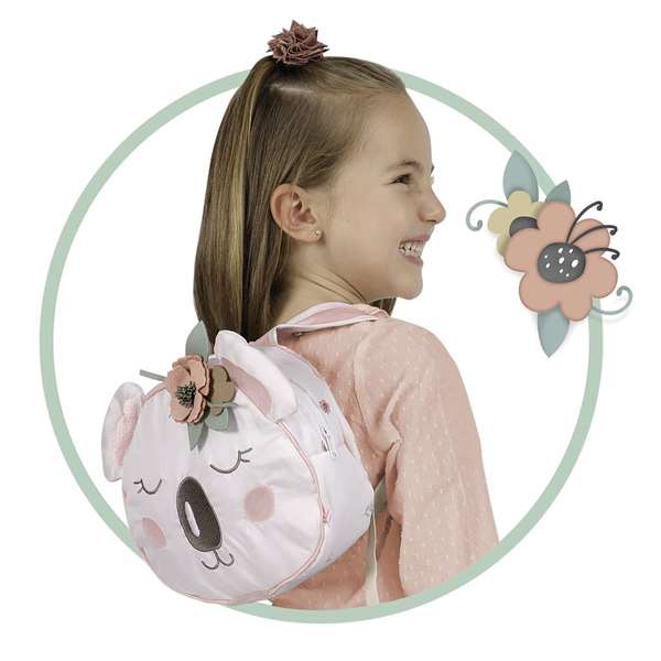 Decuevas Coche de Muñeca Plegable Koala con Mochila para Muñecas de hasta 48 cm 42x80x81 cm