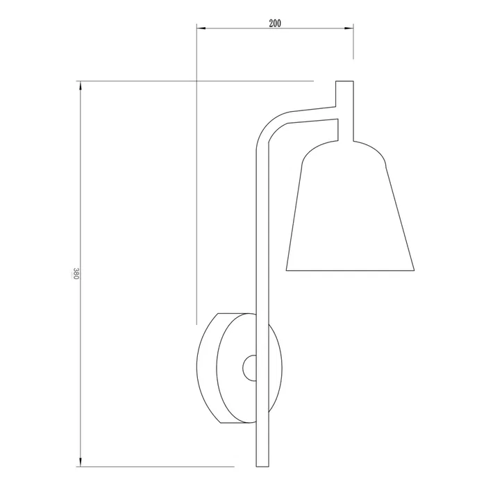 Taiping Aplique de pared retro LED con casquillo E27 [SKD-W1015]