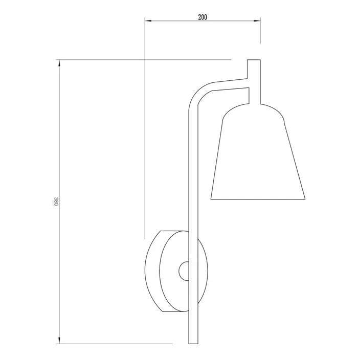 Taiping Aplique de pared retro LED con casquillo E27 [SKD-W1015]